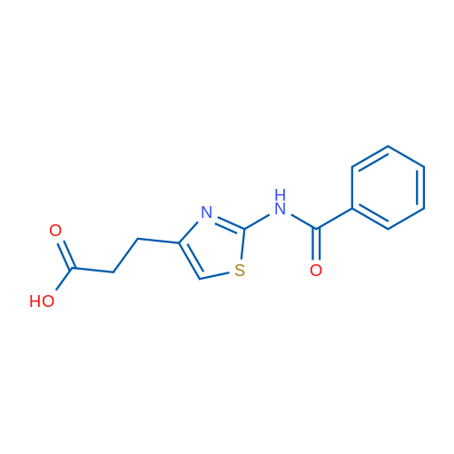 3-[2-(benzoylamino)-1,3-thiazol-4-yl]propanoic acid 1g