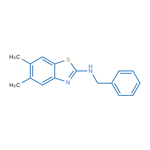 N-benzyl-5,6-dimethyl-1,3-benzothiazol-2-amine 1g