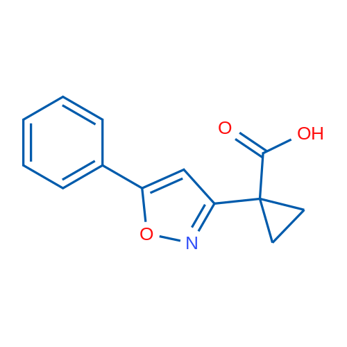 1-(5-phenylisoxazol-3-yl)cyclopropanecarboxylic acid 1g