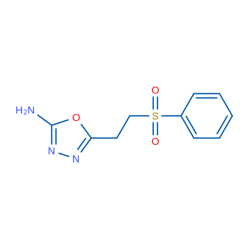 5-[2-(phenylsulfonyl)ethyl]-1,3,4-oxadiazol-2-amine 1g