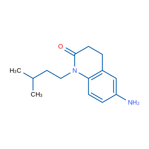6-amino-1-(3-methylbutyl)-3,4-dihydroquinolin-2(1H)-one 1g