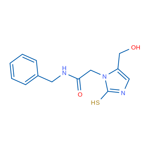 N-benzyl-2-[5-(hydroxymethyl)-2-mercapto-1H-imidazol-1-yl]acetamide 1g