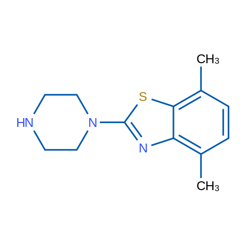 4,7-dimethyl-2-piperazin-1-yl-1,3-benzothiazole 1g