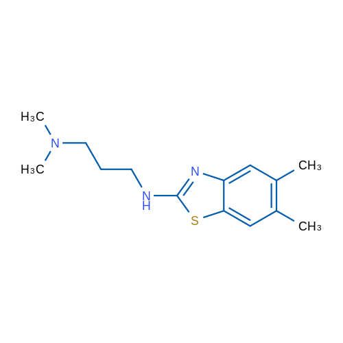 N'-(5,6-dimethyl-1,3-benzothiazol-2-yl)-N,N-dimethylpropane-1,3-diamine 1g