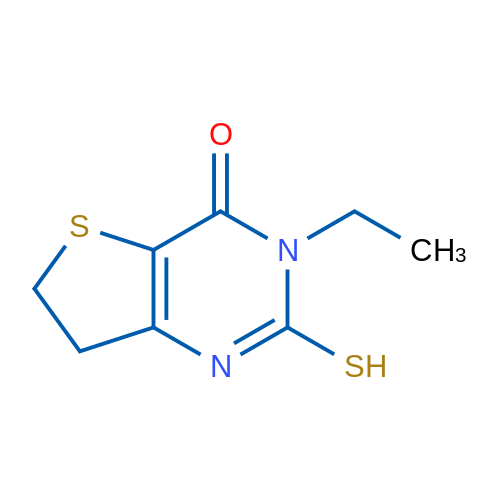 3-ethyl-2-mercapto-6,7-dihydrothieno[3,2-d]pyrimidin-4(3H)-one 1g