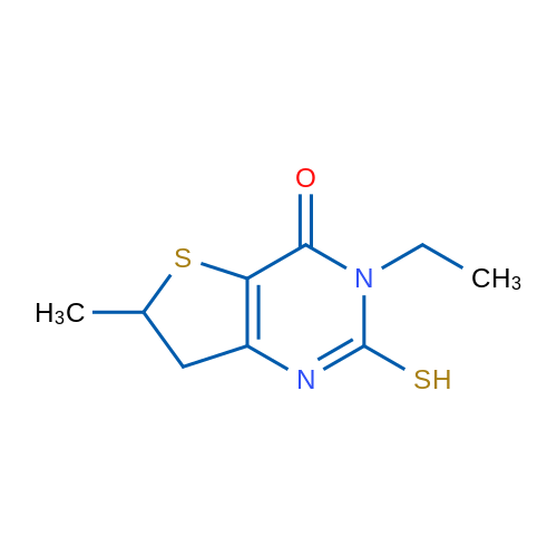 3-ethyl-2-mercapto-6-methyl-6,7-dihydrothieno[3,2-d]pyrimidin-4(3H)-one 1g