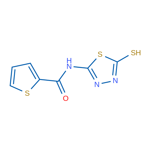 {N}-(5-mercapto-1,3,4-thiadiazol-2-yl)thiophene-2-carboxamide 1g