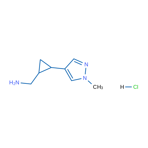 [2-(1-methylpyrazol-4-yl)cyclopropyl]methanamine hydrochloride 1g