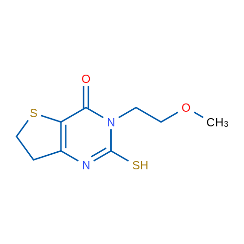 2-mercapto-3-(2-methoxyethyl)-6,7-dihydrothieno[3,2-d]pyrimidin-4(3H)-one 1g