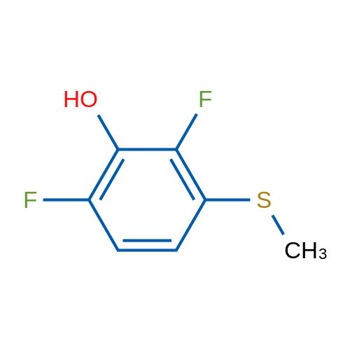 2,6-Difluoro-3-(methylthio)-phenol 1g