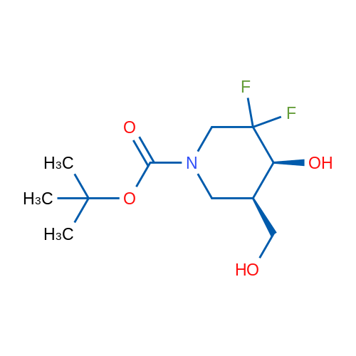 tert-Butyl Cis-3,3-difluoro-4-hydroxy-5-(hydroxymethyl)piperidine-1-carboxylate racemate 1g