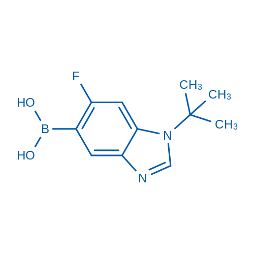 (1-(tert-Butyl)-6-fluoro-1H-benzo[d]imidazol-5-yl)boronic acid 1g