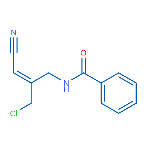 N-[(2E)-2-(Chloromethyl)-3-cyanoprop-2-en-1-yl]benzamide 1g
