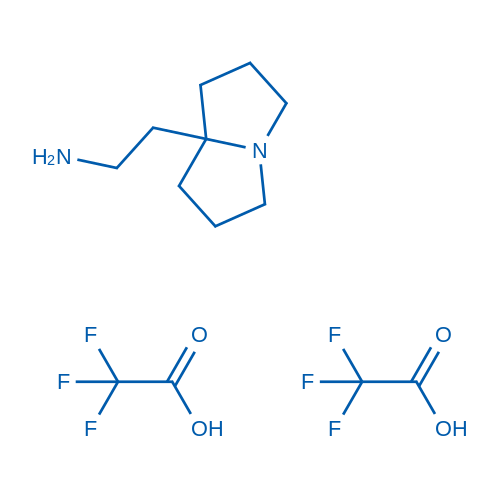2-(HExahydro-1h-pyrrolizin-7a-yl)ethan-1-amine ditrifluoroacete 1g