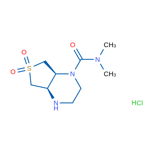(4AR,7as)-n,n-dimethylhexahydrothieno[3,4-b]pyrazine-1(2h)-carboxamide 6,6-dioxide hydrochloride 1g