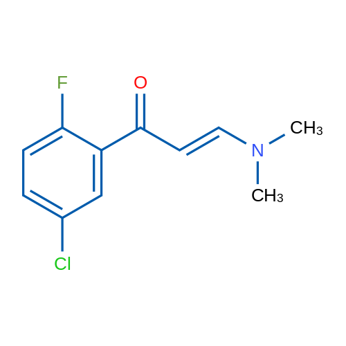 (2E)-1-(5-CHloro-2-fluorophenyl)-3-(dimethylamino)prop-2-en-1-one 1g