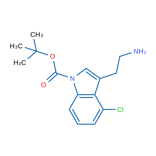 TERT-BUTYL 3-(2-AMINOETHYL)-4-CHLORO-1H-INDOLE-1-CARBOXYLATE 1g