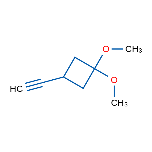 3-ETHYNYL-1,1-DIMETHOXYCYCLOBUTANE 1g