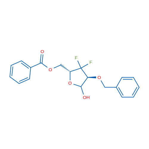 ((2R,4S)-4-(BENZYLOXY)-3,3-DIFLUORO-5-HYDROXYTETRAHYDROFURAN-2-YL)METHYL BENZOATE 1g