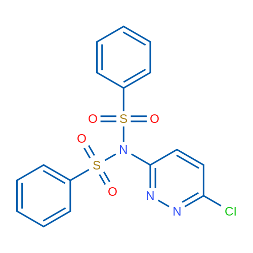 N-(6-CHLOROPYRIDAZIN-3-YL)-N-(PHENYLSULFONYL)BENZENESULFONAMIDE 1g
