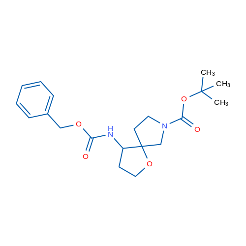 TERT-BUTYL 4-(((BENZYLOXY)CARBONYL)AMINO)-1-OXA-7-AZASPIRO[4.4]NONANE-7-CARBOXYLATE 1g