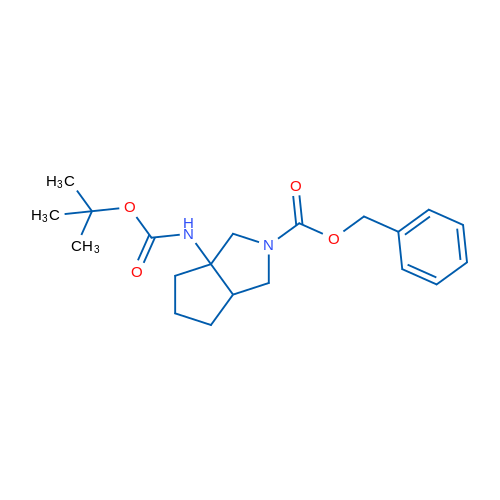 BENZYL3A-((TERT-BUTOXYCARBONYL)AMINO)HEXAHYDROCYCLOPENTA[C]PYRROLE-2(1H)-CARBOXYLATE 1g
