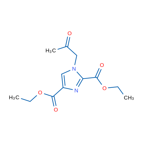 2,4-Diethyl 1-(2-oxopropyl)-1H-imidazole-2,4-dicarboxylate 1g