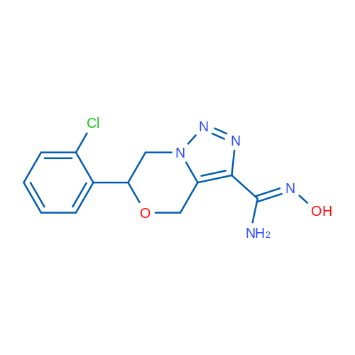 (Z)-6-(2-Chlorophenyl)-N'-hydroxy-4H,6H,7H-[1,2,3]triazolo[4,3-c][1,4]oxazine-3-carboximidamide 1g