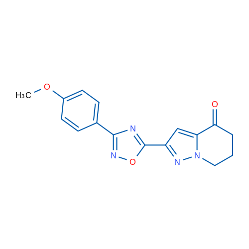 2-[3-(4-Methoxyphenyl)-1,2,4-oxadiazol-5-yl]-4H,5H,6H,7H-pyrazolo[1,5-a]pyridin-4-one 1g