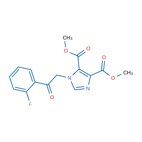 4,5-Dimethyl 1-[2-(2-fluorophenyl)-2-oxoethyl]-1H-imidazole-4,5-dicarboxylate 1g