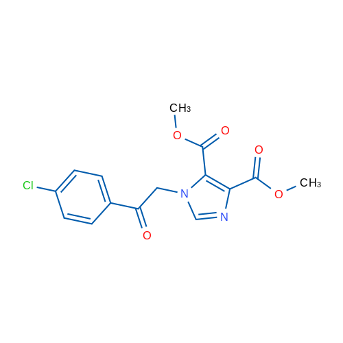 4,5-Dimethyl 1-[2-(4-chlorophenyl)-2-oxoethyl]-1H-imidazole-4,5-dicarboxylate 1g