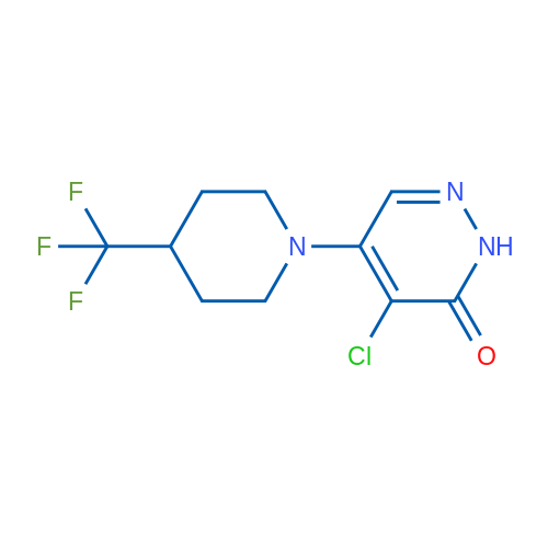 4-Chloro-5-[4-(trifluoromethyl)piperidin-1-yl]-2,3-dihydropyridazin-3-one 1g