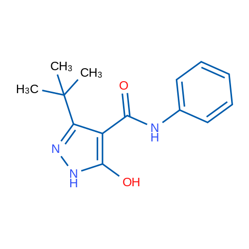 3-tert-Butyl-5-hydroxy-N-phenyl-1H-pyrazole-4-carboxamide 1g