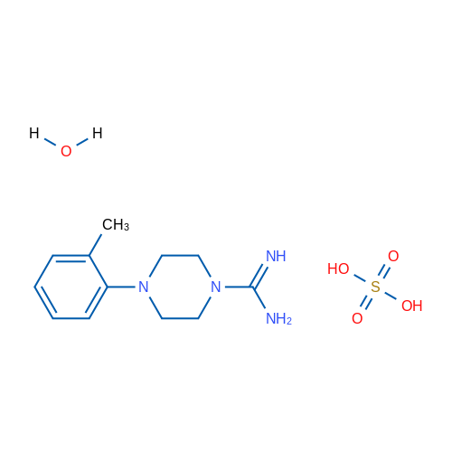 4-(2-Methylphenyl)-1-piperazinecarboximidamide sulfate hydrate 1g