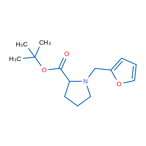 TERT-BUTYL 1-(FURAN-2-YL-METHYL)PYRROLIDINE-2-CARBOXYLATE 1g