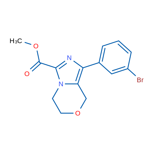 METHYL 1-(3-BROMOPHENYL)-5,6-DIHYDRO-8H-IMIDAZO[5,1-C][1,4]OXAZINE-3-CARBOXYLATE 1g