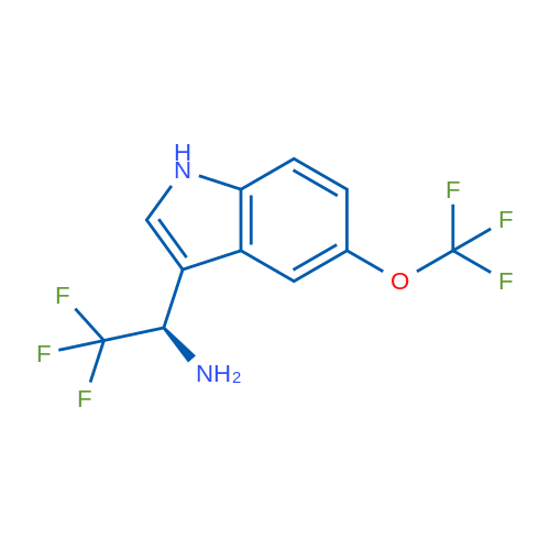 (R)-2,2,2-TRIFLUORO-1-(5-(TRIFLUOROMETHOXY)-1H-INDOL-3-YL)ETHAN-1-AMINE 1g
