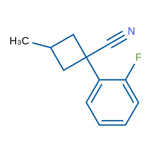 1-(2-FLUOROPHENYL)-3-METHYLCYCLOBUTANE-1-CARBONITRILE 1g