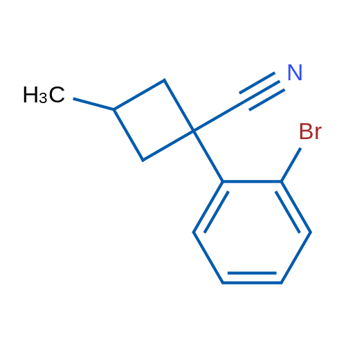 1-(2-BROMOPHENYL)-3-METHYLCYCLOBUTANE-1-CARBONITRILE 1g