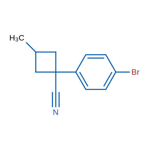 1-(4-BROMOPHENYL)-3-METHYLCYCLOBUTANE-1-CARBONITRILE 1g
