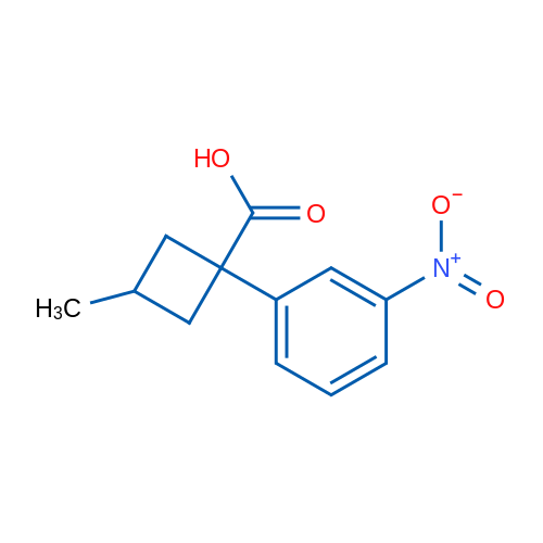 3-METHYL-1-(3-NITROPHENYL)CYCLOBUTANE-1-CARBOXYLIC ACID 1g