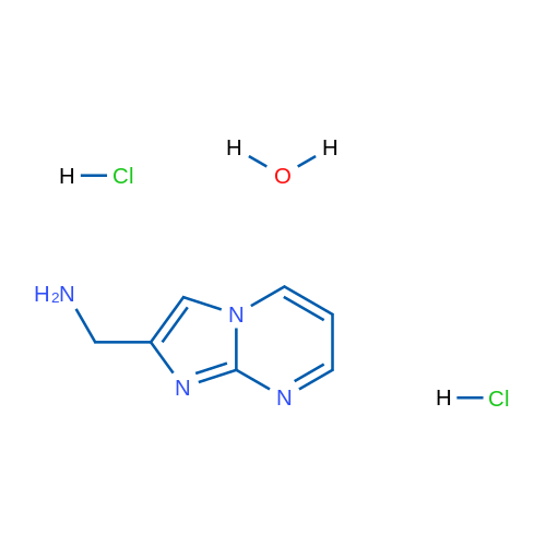 (Imidazo[1,2-a]pyrimidin-2-ylmethyl)amine dihydrochloride hydrate 5g