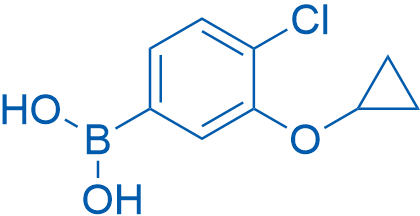 (4-Chloro-3-cyclopropoxyphenyl)boronic acid 5g