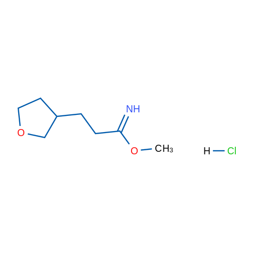 Methyl 3-(tetrahydrofuran-3-yl)propanimidate hydrochloride 1g