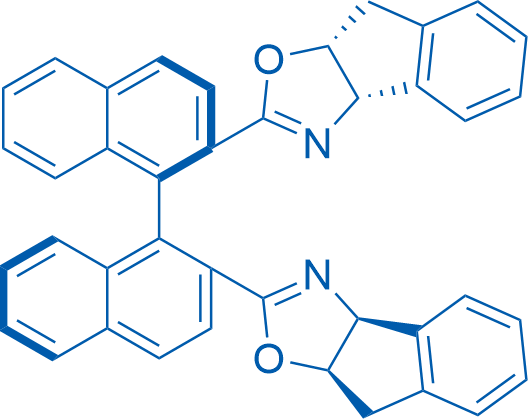 (R)-2,2'-Bis((3aS,8aR)-3a,8a-dihydro-8H-indeno[1,2-d]oxazol-2-yl)-1,1'-binaphthalene 1g