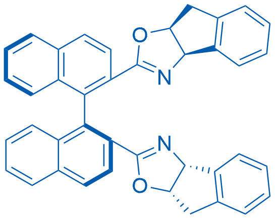 (S)-2,2'-Bis((3aR,8aS)-3a,8a-dihydro-8H-indeno[1,2-d]oxazol-2-yl)-1,1'-binaphthalene 100mg