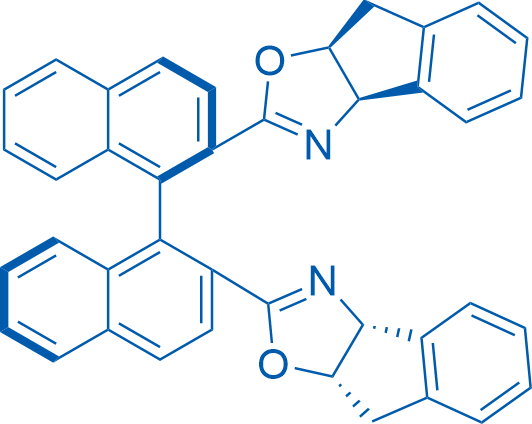 (R)-2,2'-Bis((3aR,8aS)-3a,8a-dihydro-8H-indeno[1,2-d]oxazol-2-yl)-1,1'-binaphthalene 100mg