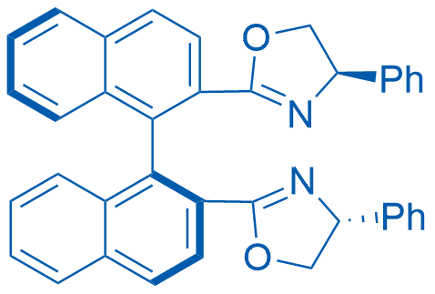 (1S)-2,2'-Bis((R)-4-phenyl-4,5-dihydrooxazol-2-yl)-1,1'-binaphthalene 1g