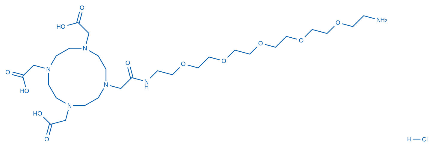 DOTA-PEG5-amine HCl salt 50mg