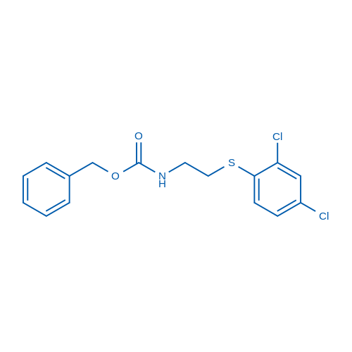Benzyl (2-((2,4-dichlorophenyl)thio)ethyl)carbamate 1g